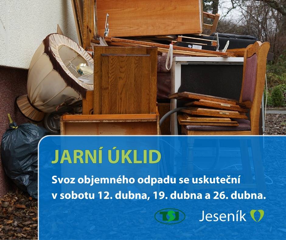 PŘIPRAVTE SE NA VELKÝ JARNÍ ÚKLID