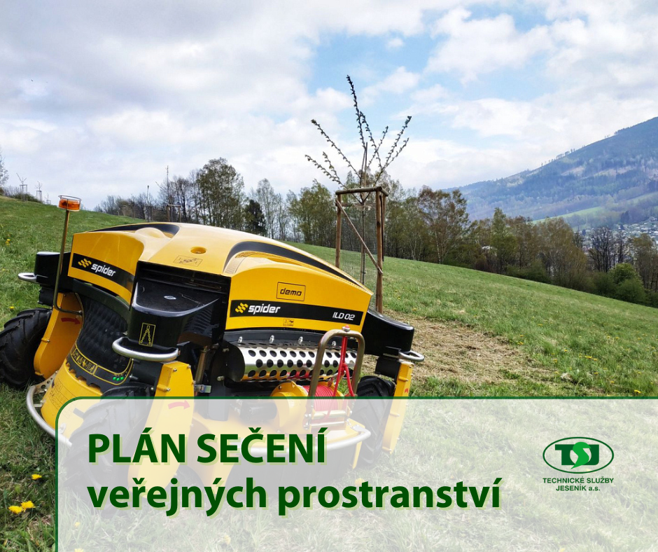 TÝDENNÍ PLÁN SEČENÍ VEŘEJNÝCH PROSTRANSTVÍ