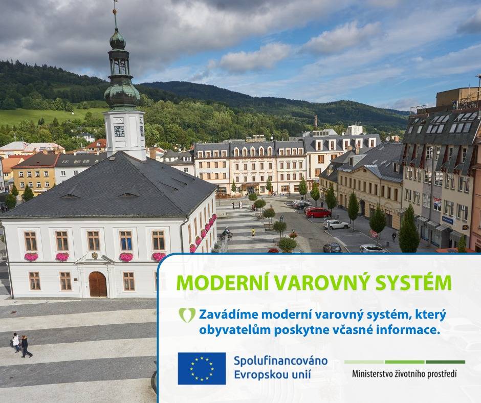 ZAVÁDÍME MODERNÍ VAROVNÝ SYSTÉM, KTERÝ OBYVATELŮM POSKYTNE VČASNÉ INFORMACE