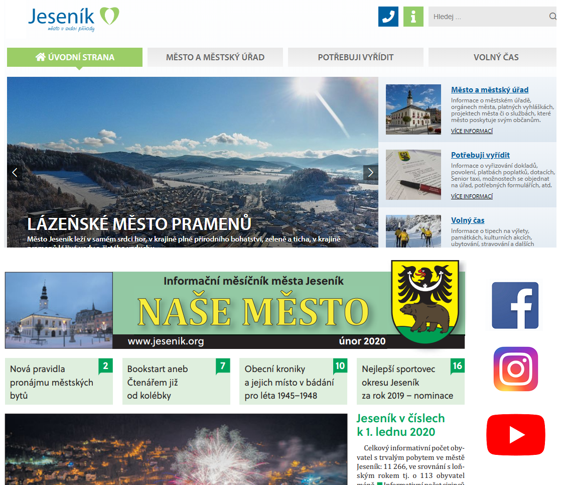 POMOZTE NÁM ZKVALITNIT NAŠE INFORMAČNÍ KANÁLY
