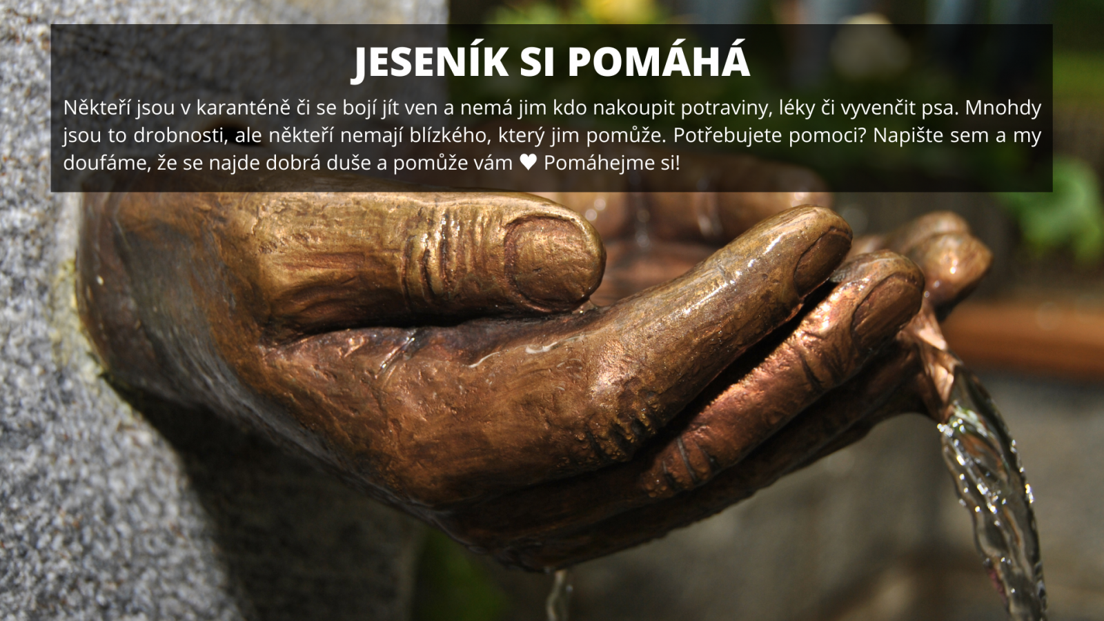 MĚSTO JESENÍK POMÁHÁ PŘI BOJI S COVIDEM-19