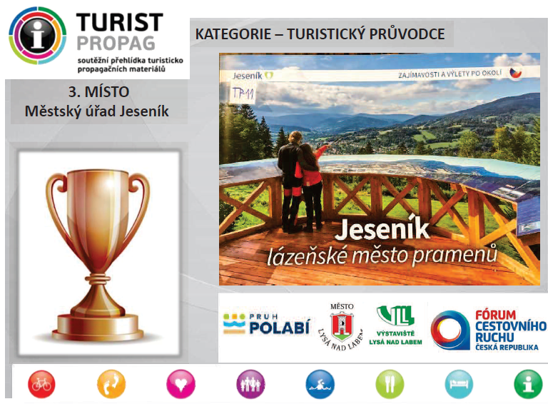 MĚSTO OCENĚNO ZA TURISTICKÉHO PRŮVODCE