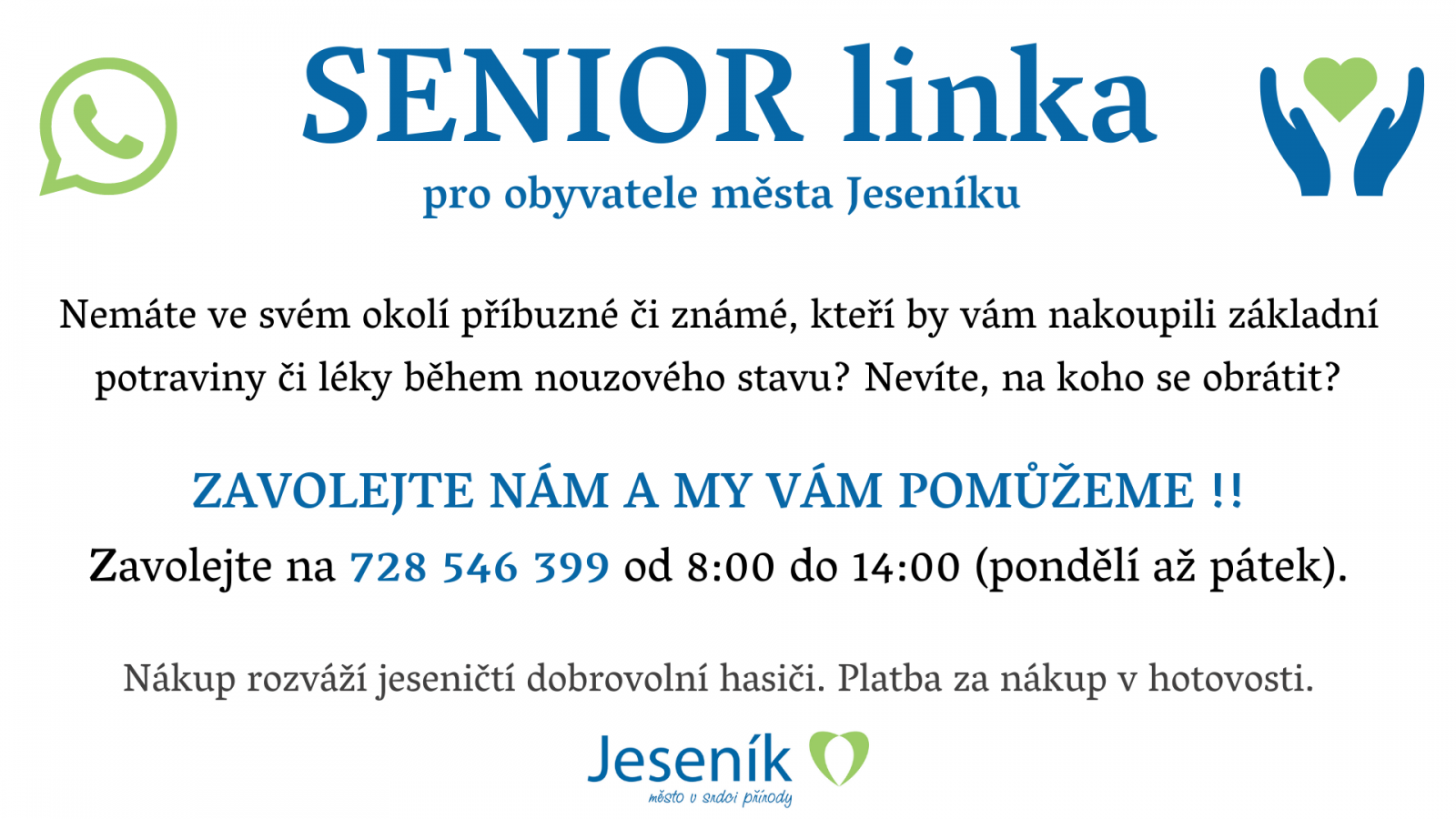 SENIOR LINKA OPĚT V PROVOZU