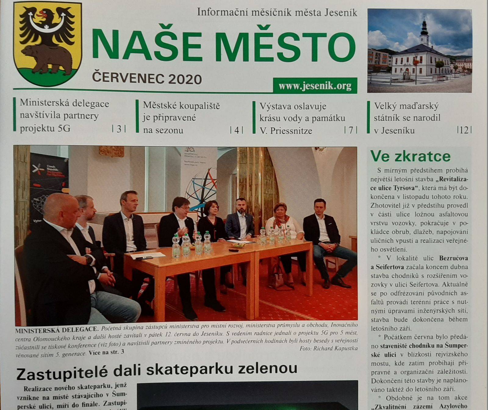 ČERVENCOVÉ VYDÁNÍ MĚSTSKÉHO ZPRAVODAJE