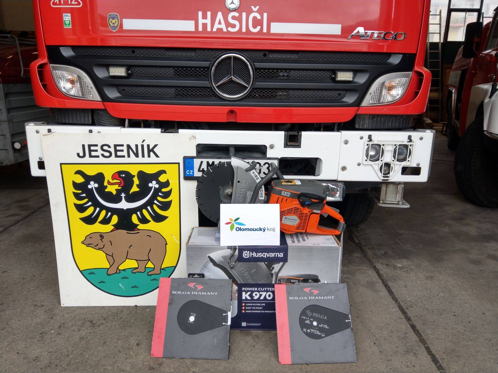 DOBROVOLNÍ HASIČI ZÍSKALI NOVÉ VYBAVENÍ
