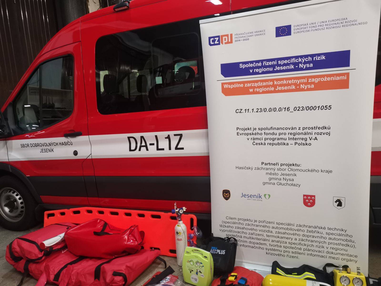 PROJEKT ZVÝŠIL AKCESCHOPNOST ZÁCHRANÁŘŮ NA OBOU STRANÁCH HRANICE