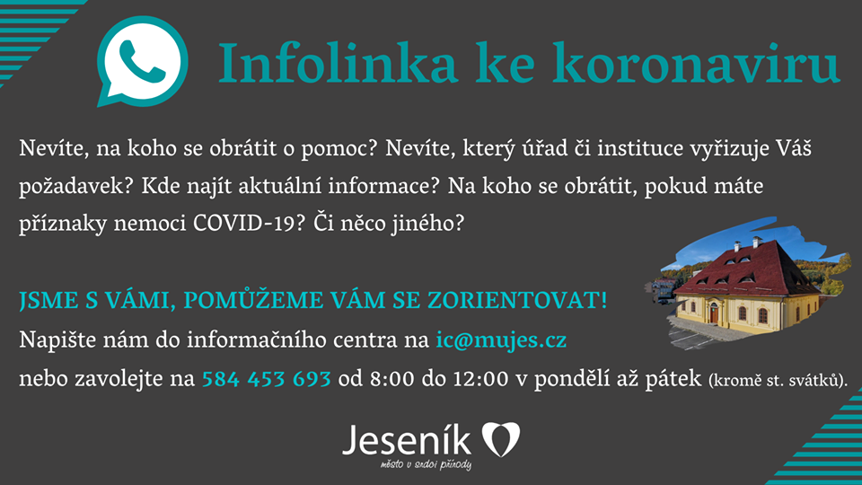 POTŘEBUJETE PORADIT? ZAVOLEJTE NA INFOLINKU