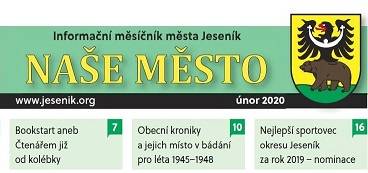 VYCHÁZÍ ÚNOROVÉ VYDÁNÍ MĚSTSKÉHO ZPRAVODAJE
