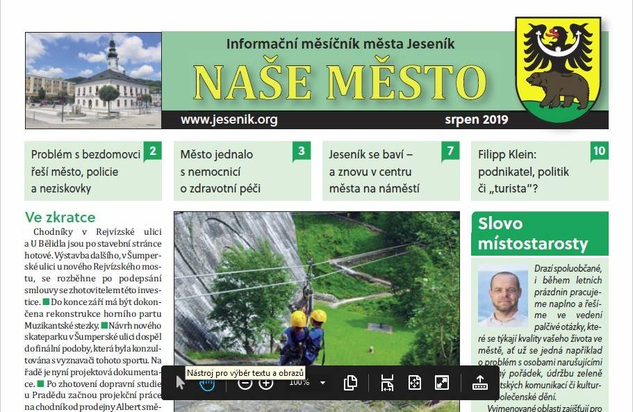SRPNOVÉ VYDÁNÍ MĚSTSKÉHO ZPRAVODAJE