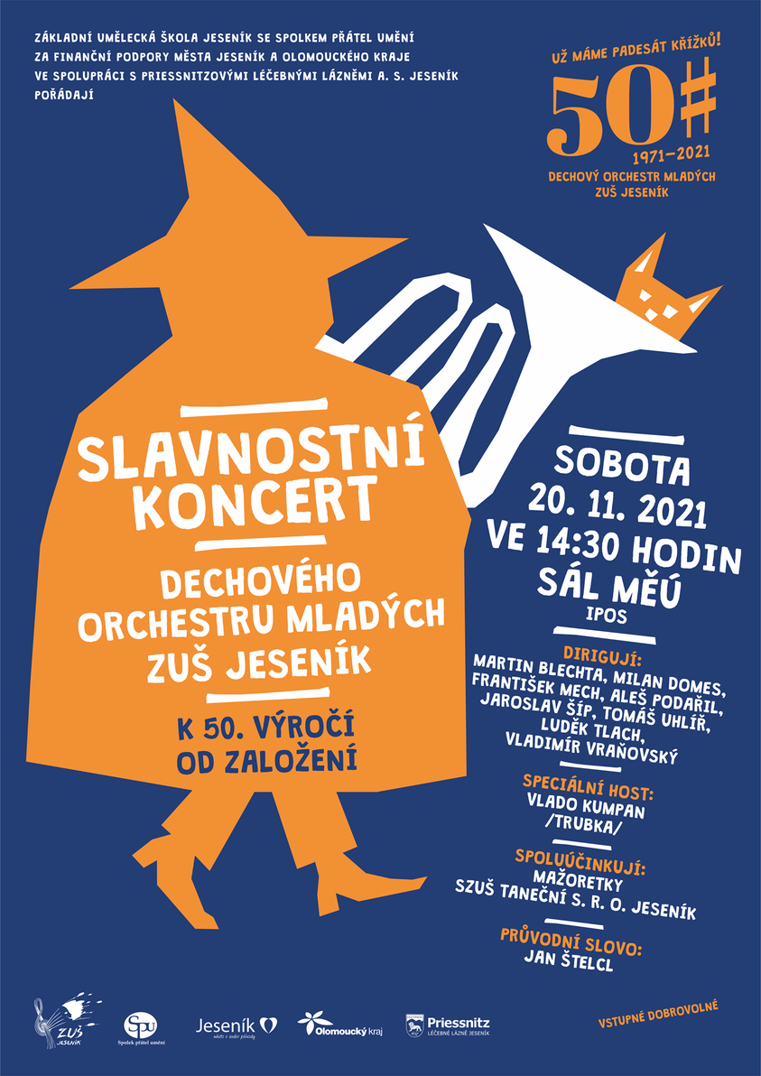 SLAVNOSTNÍ KONCERT DECHOVÉHO ORCHESTRU MLADÝCH