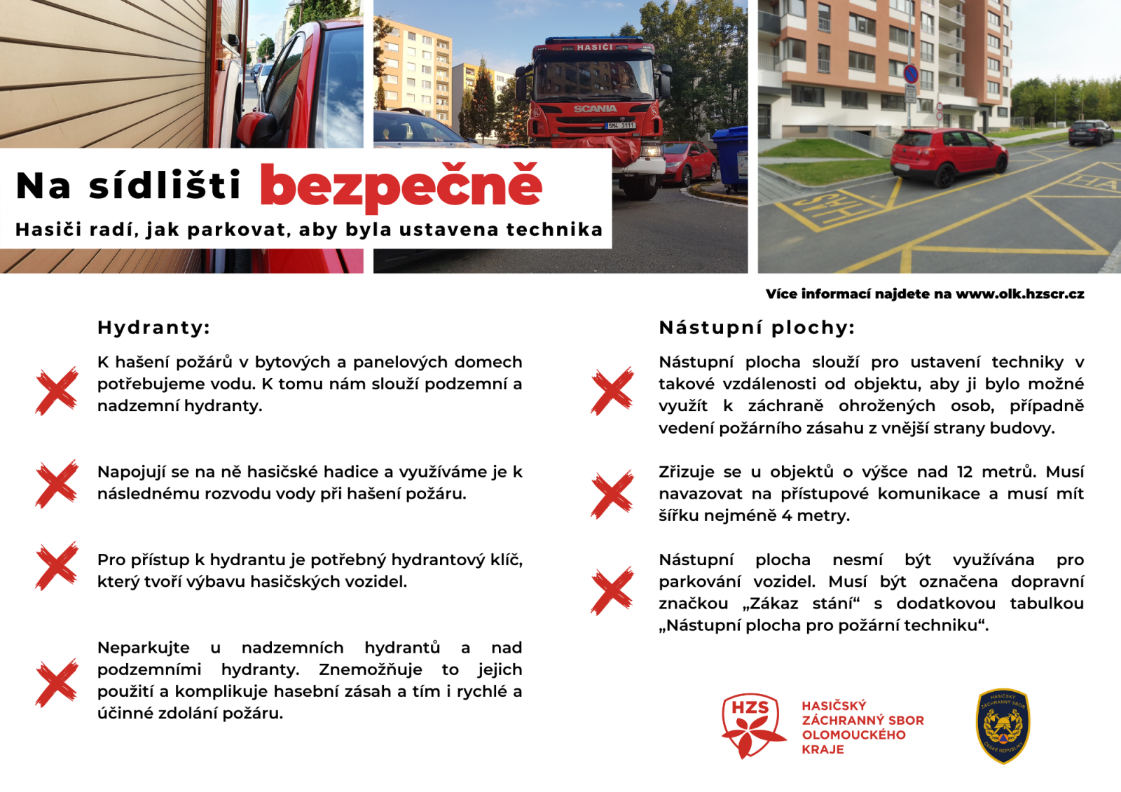 HASIČI RADÍ: JAK SPRÁVNĚ PARKOVAT NA SÍDLIŠTÍCH?
