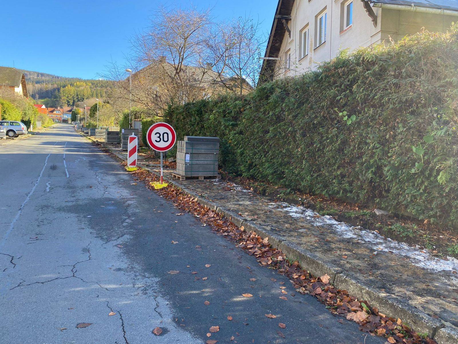 REKONSTRUKCE CHODNÍKU NA ULICI NERUDOVA