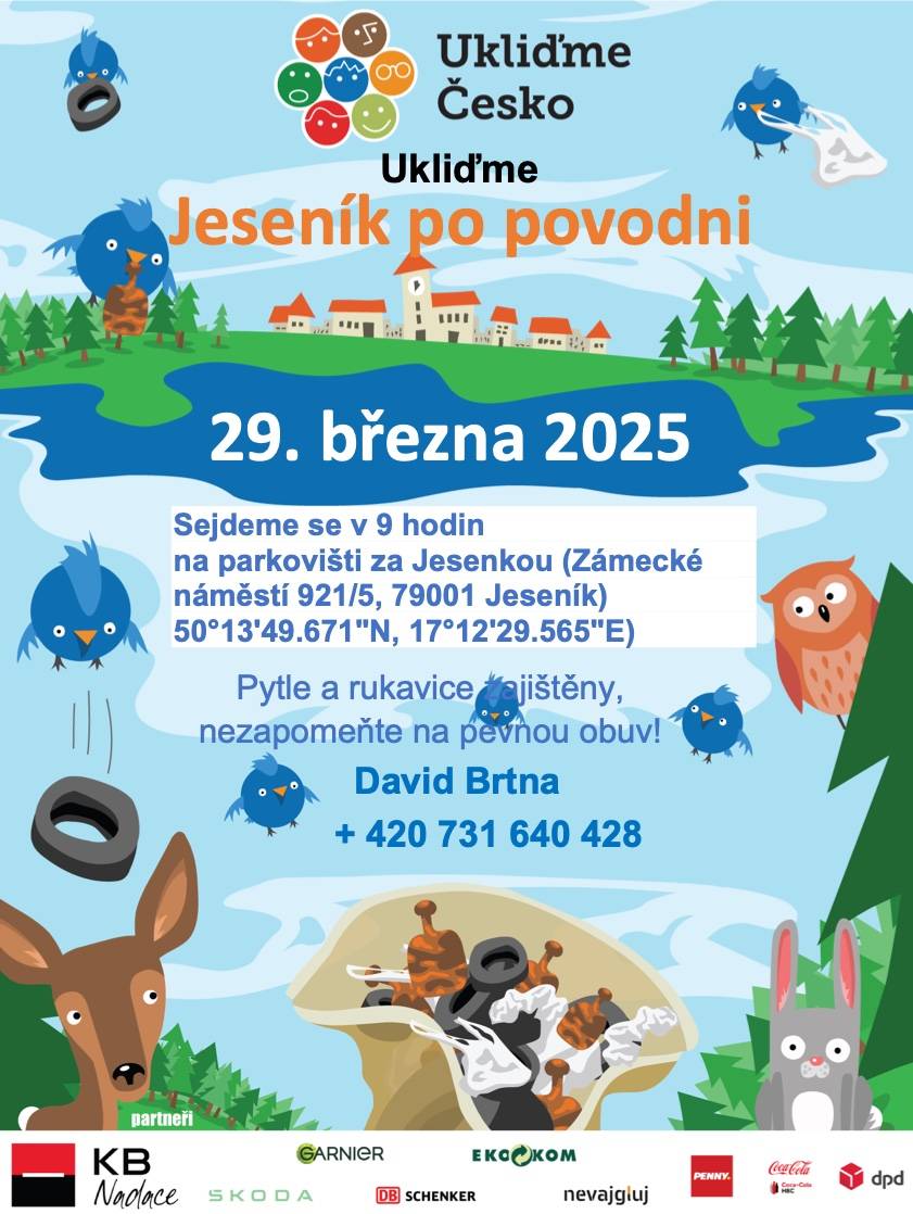 UKLIĎME JESENÍK PO POVODNI
