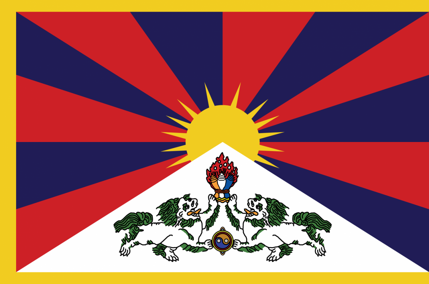 V JESENÍKU OPĚT ZAVLAJE TIBETSKÁ VLAJKA