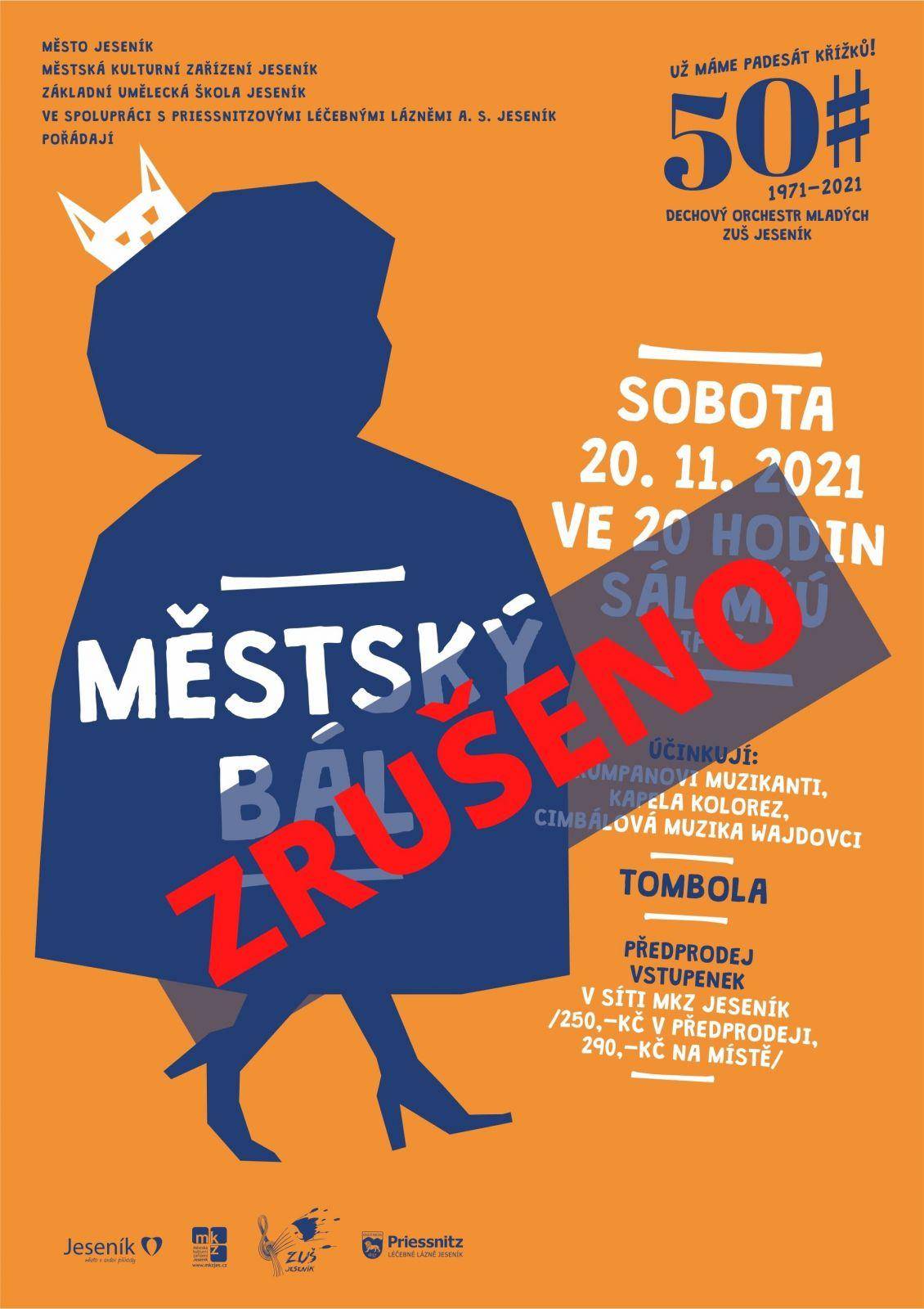 MĚSTSKÝ BÁL ZRUŠEN