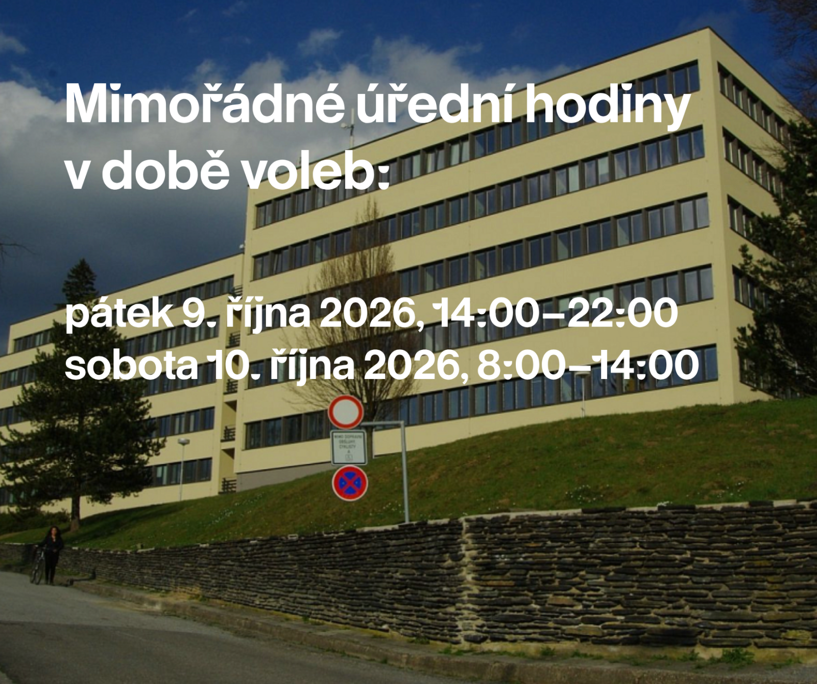 MIMOŘÁDNÉ ÚŘEDNÍ HODINY V DOBĚ VOLEB