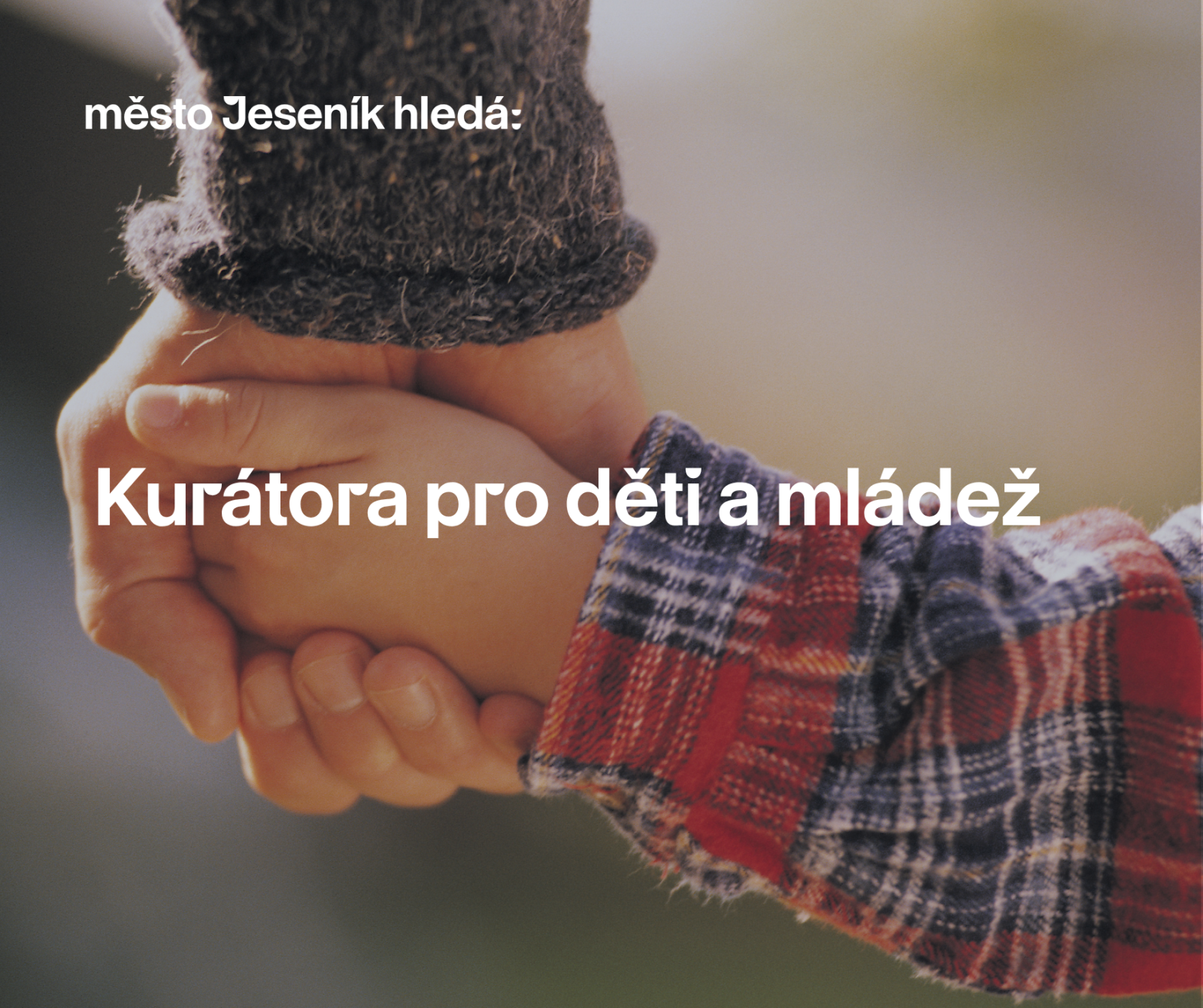 MĚSTO JESENÍK HLEDÁ SOCIÁLNÍHO PRACOVNÍKA / KURÁTORA PRO DĚTI A MLÁDEŽ