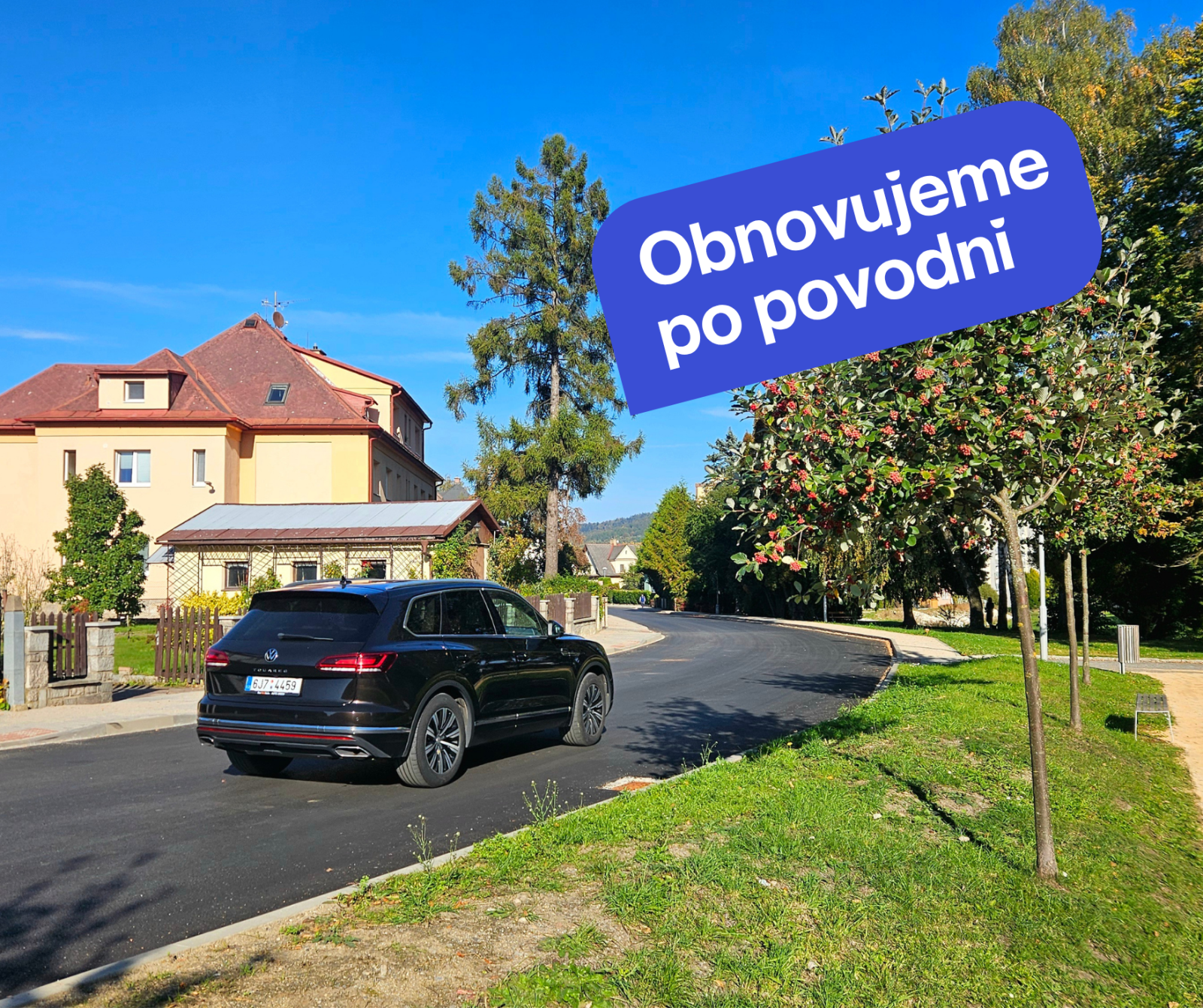 ULICE JAROSLAVA JEŽKA JE OPĚT PRŮJEZDNÁ