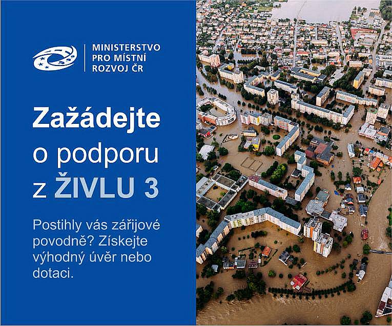 NEVÁHEJTE A PODEJTE ŽÁDOST O DOTACI NA OBNOVU VAŠEHO BYDLENÍ PO POVODNI