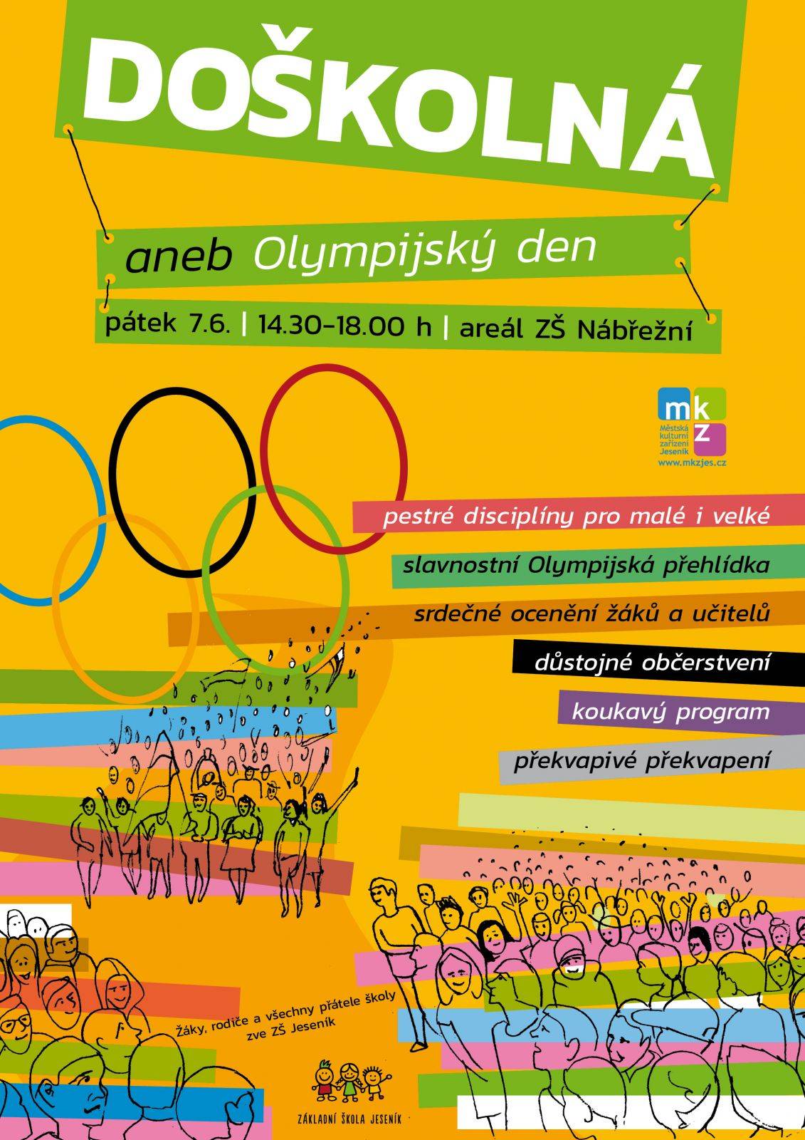 DOŠKOLNÁ ANEB OLYMPIJSKÝ DEN NA ZŠ JESENÍK