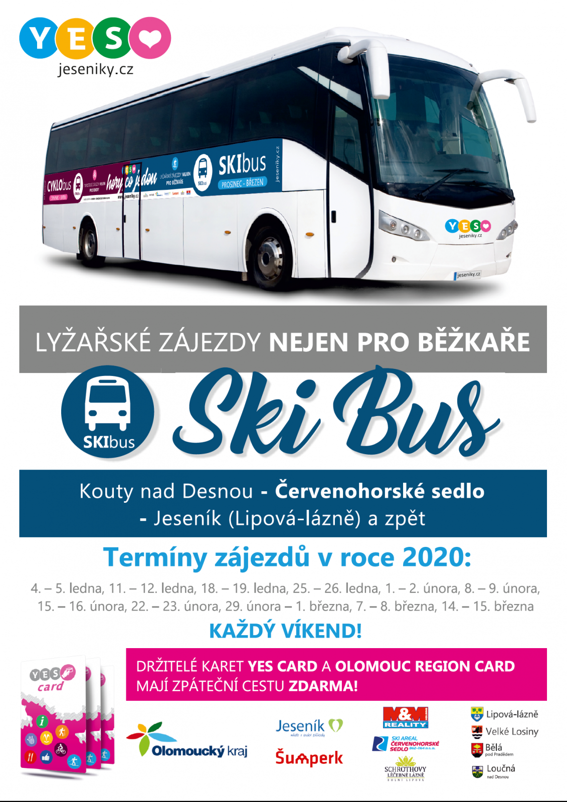 SKI BUS JESENÍKY 2020