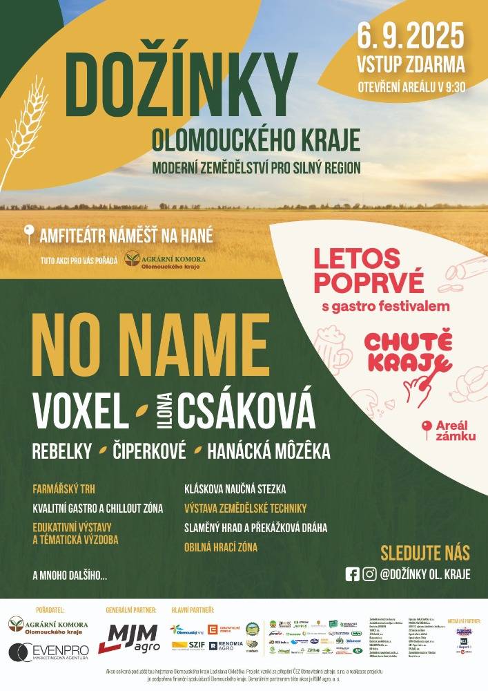 OLOMOUCKÝ KRAJ ZVE NA DOŽÍNKY