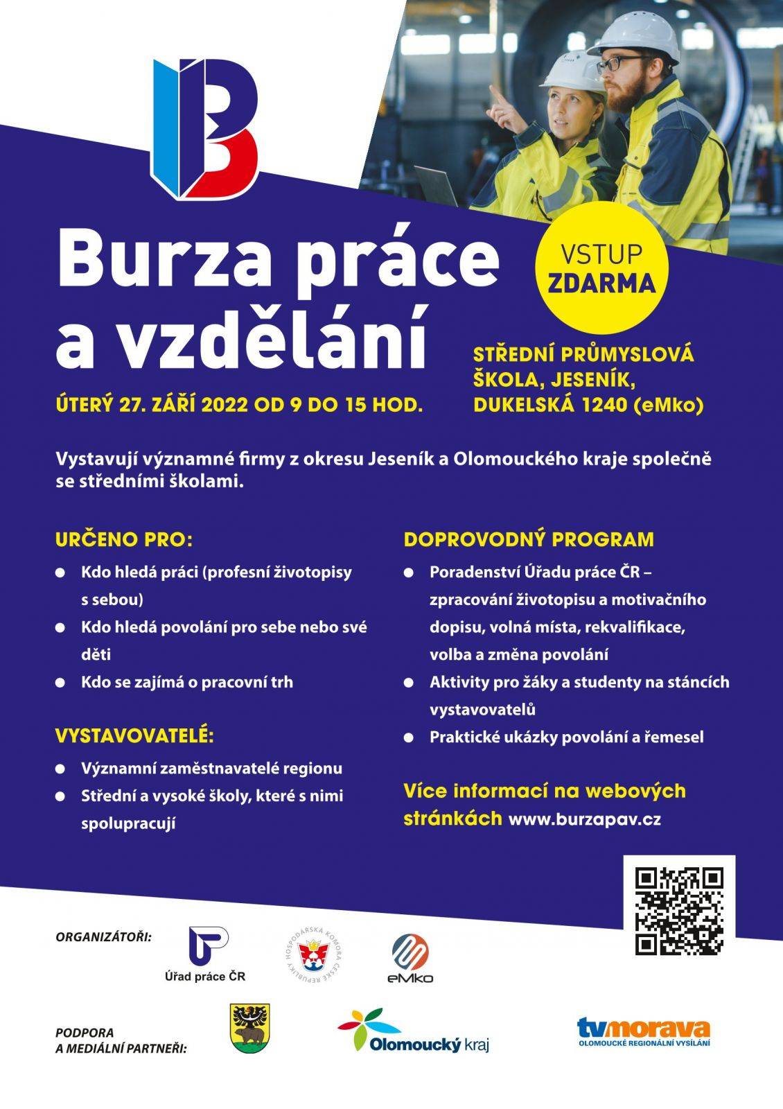 BURZA PRÁCE A VZDĚLÁNÍ 2022