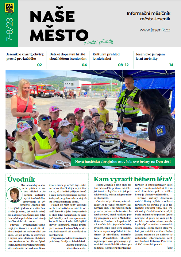 PRÁZDNINOVÉ VYDÁNÍ NAŠEHO MĚSTA