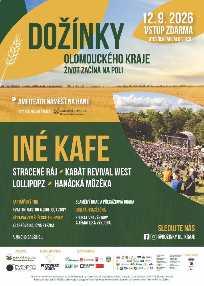 DOŽÍNKY OLOMOUCKÉHO KRAJE