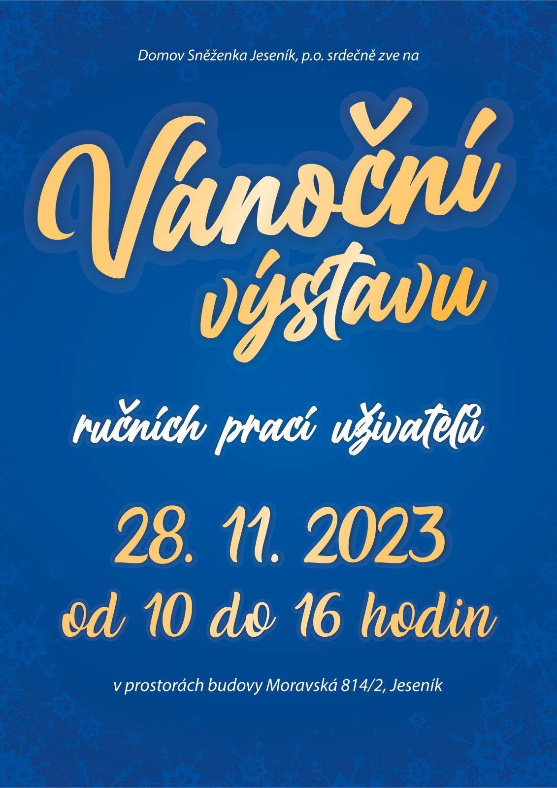 POZVÁNÍ NA VÁNOČNÍ VÝSTAVU