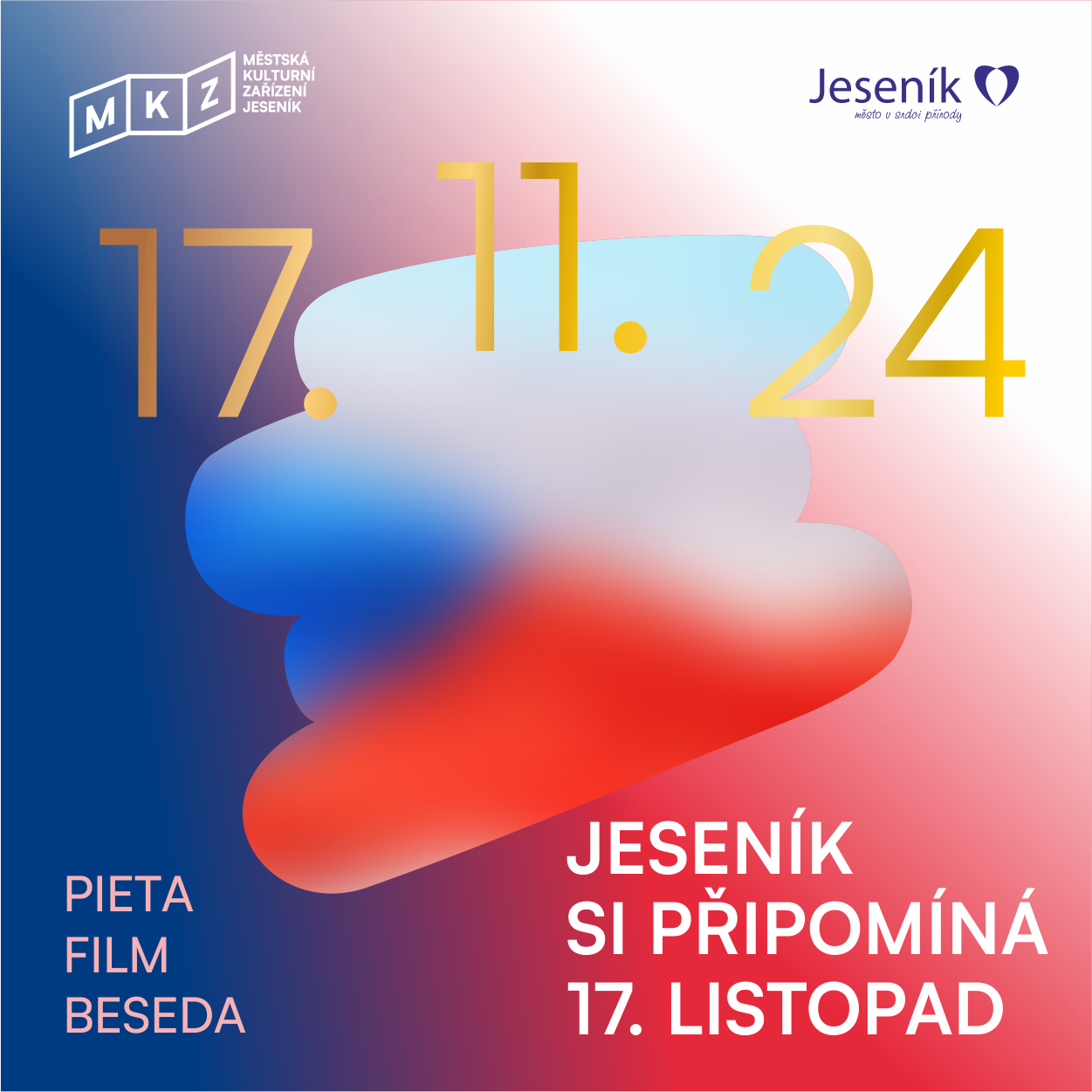 JESENÍK SI PŘIPOMENE 35 LET OD SAMETOVÉ REVOLUCE