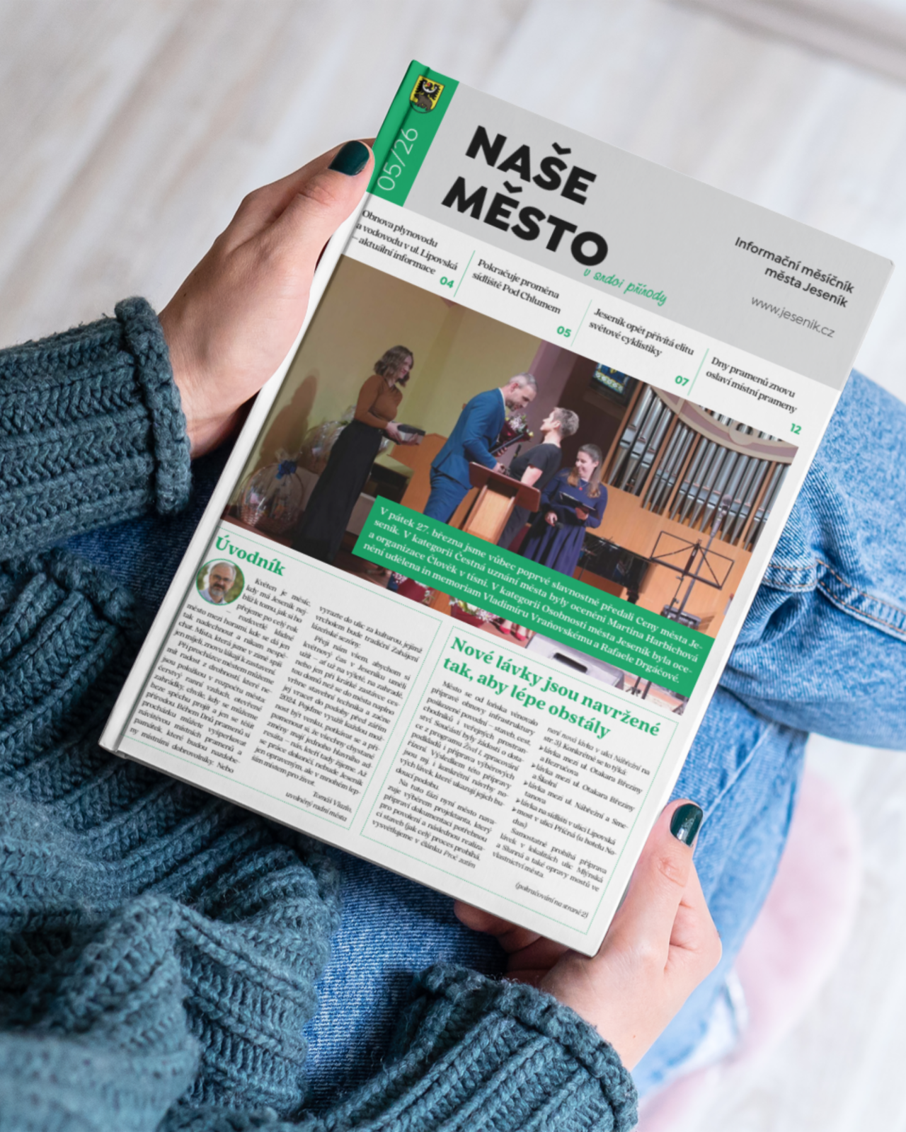 KVĚTNOVÉ VYDÁNÍ ZPRAVODAJE NAŠE MĚSTO
