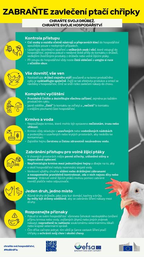 DOPORUČENÍ K PREVENCI: VÝSKYT NEWCASTELSKÉ CHOROBY