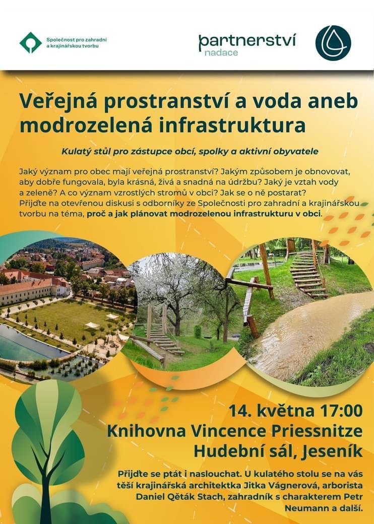 POZVÁNKA NA SETKÁNÍ O MODROZELENÉ INFRASTRUKTUŘE