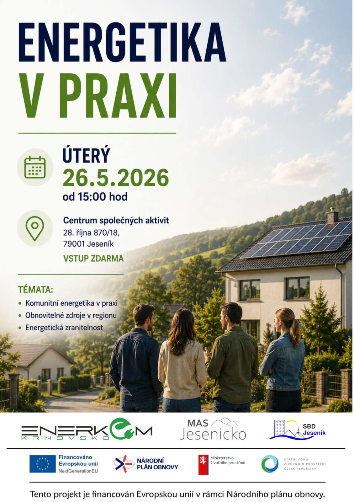 POZVÁNKA NA SEMINÁŘ: ENERGETIKA V PRAXI