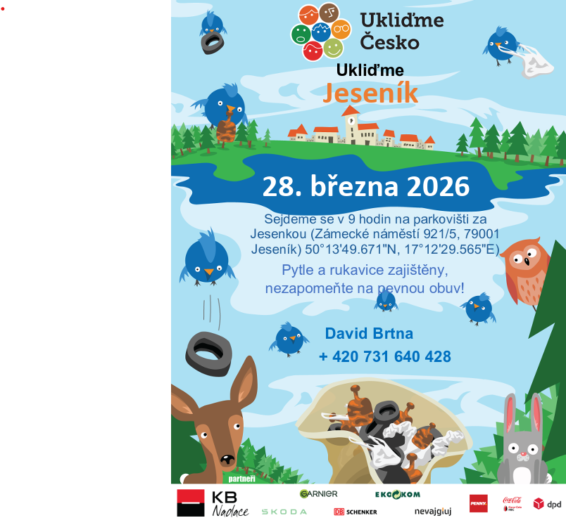 UKLIĎME ČESKO. UKLIĎME JESENÍK