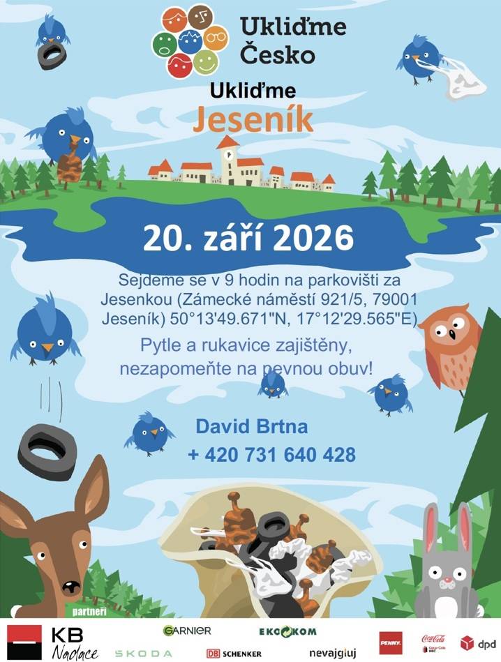 UKLIĎME ČESKO. UKLIĎME JESENÍK