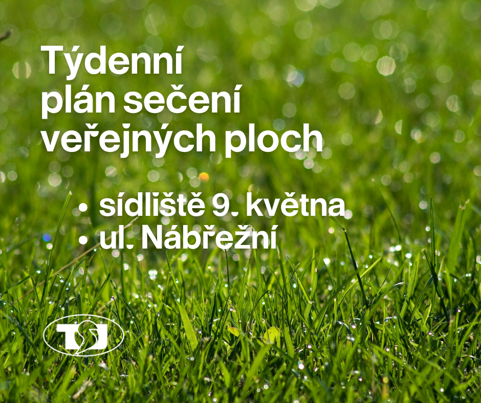 SEČENÍ VEŘEJNÉ ZELENĚ V TÝDNU DO 10. ČERVENCE