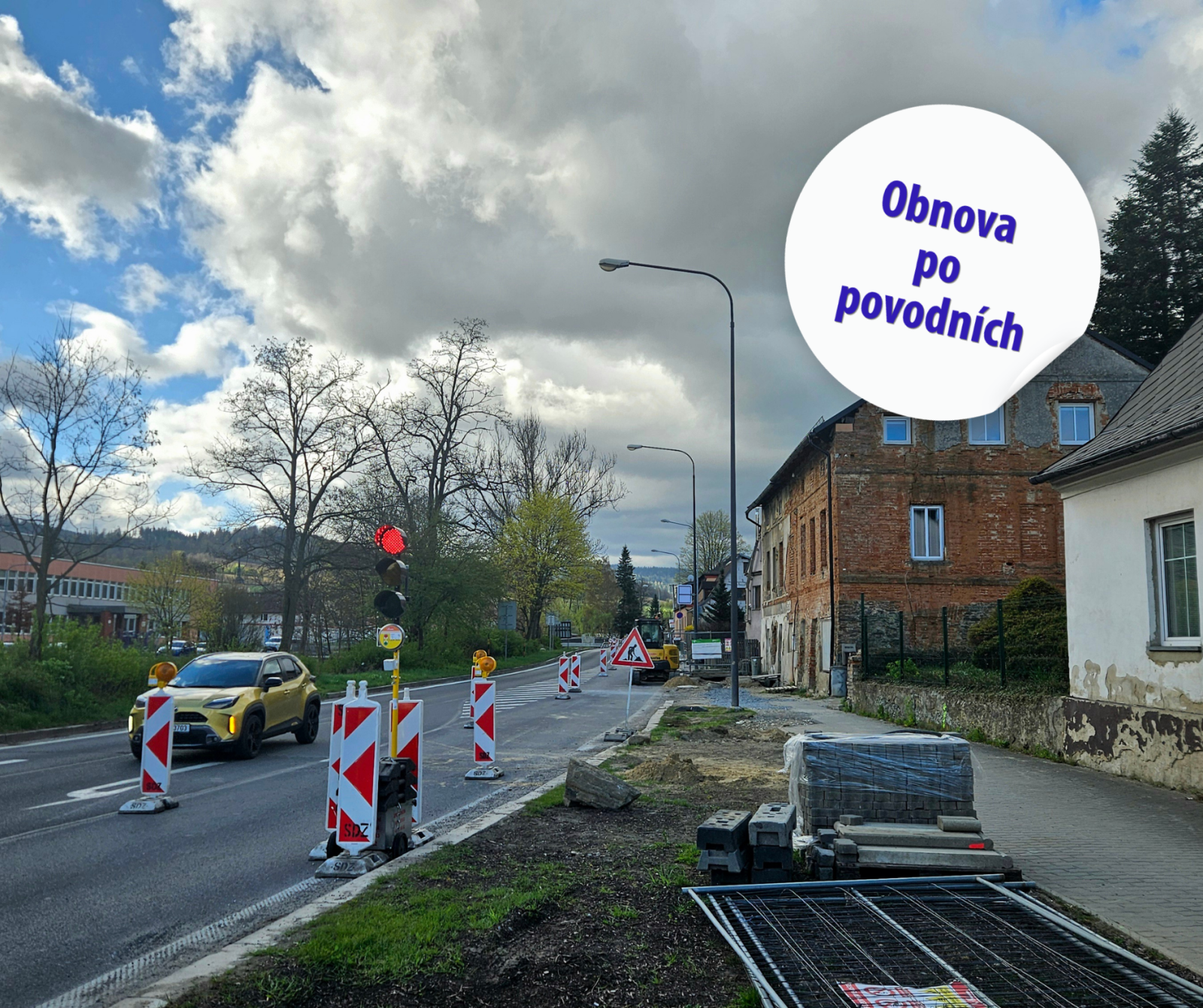 ČÁSTEČNÁ UZAVÍRKA UL. ŠUMPERSKÁ POKRAČUJE