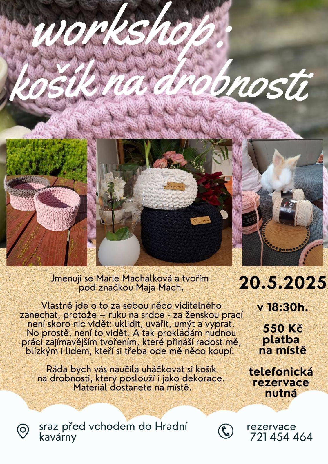 WORKSHOP: KOŠÍK NA DROBNOSTI