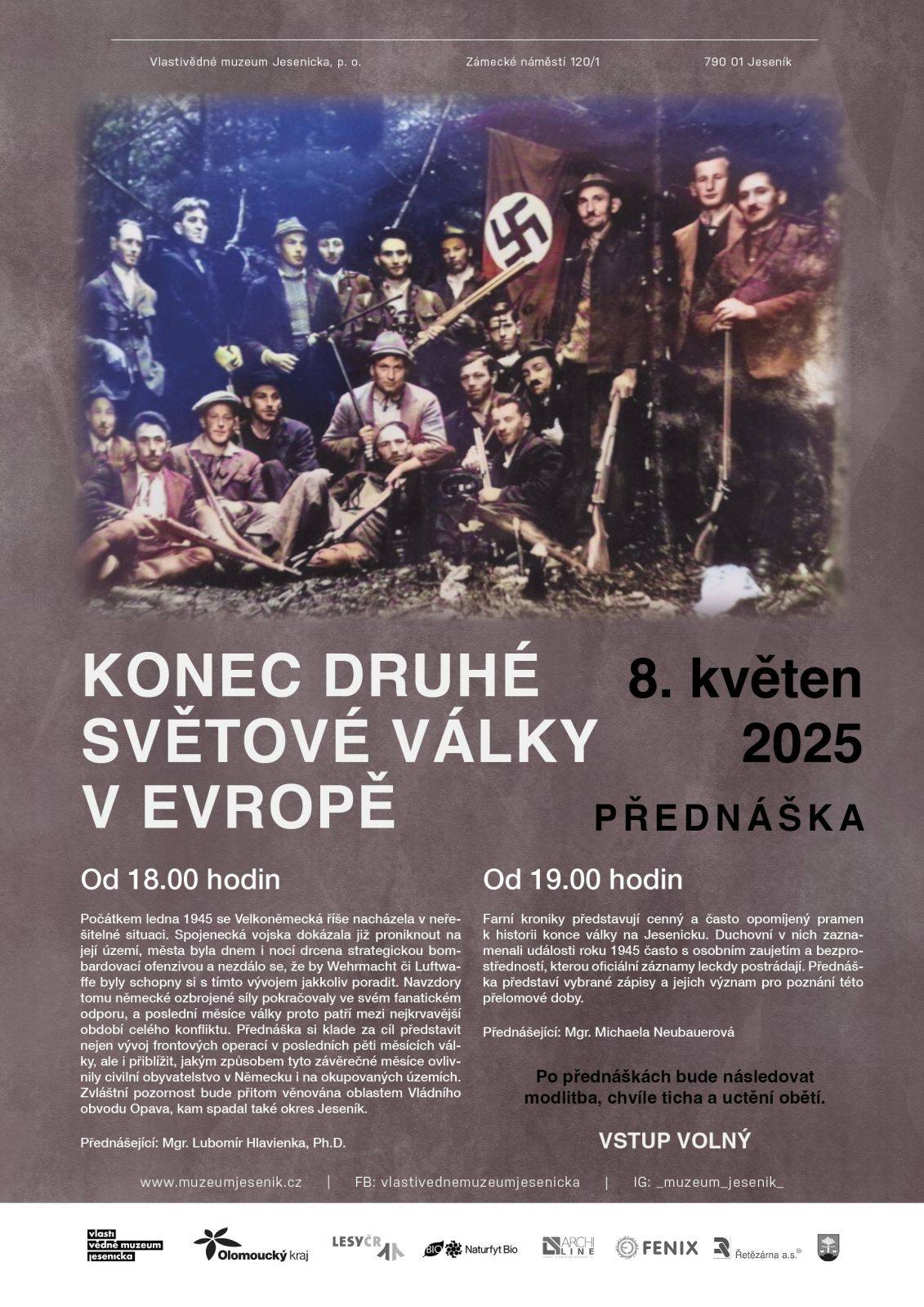 PŘEDNÁŠKA Konec druhé světové války v Evropě