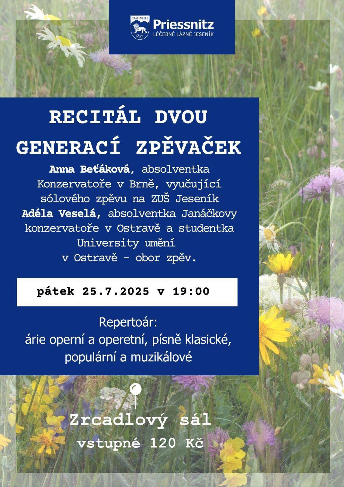 RECITÁL DVOU GENERACÍ ZPĚVAČEK