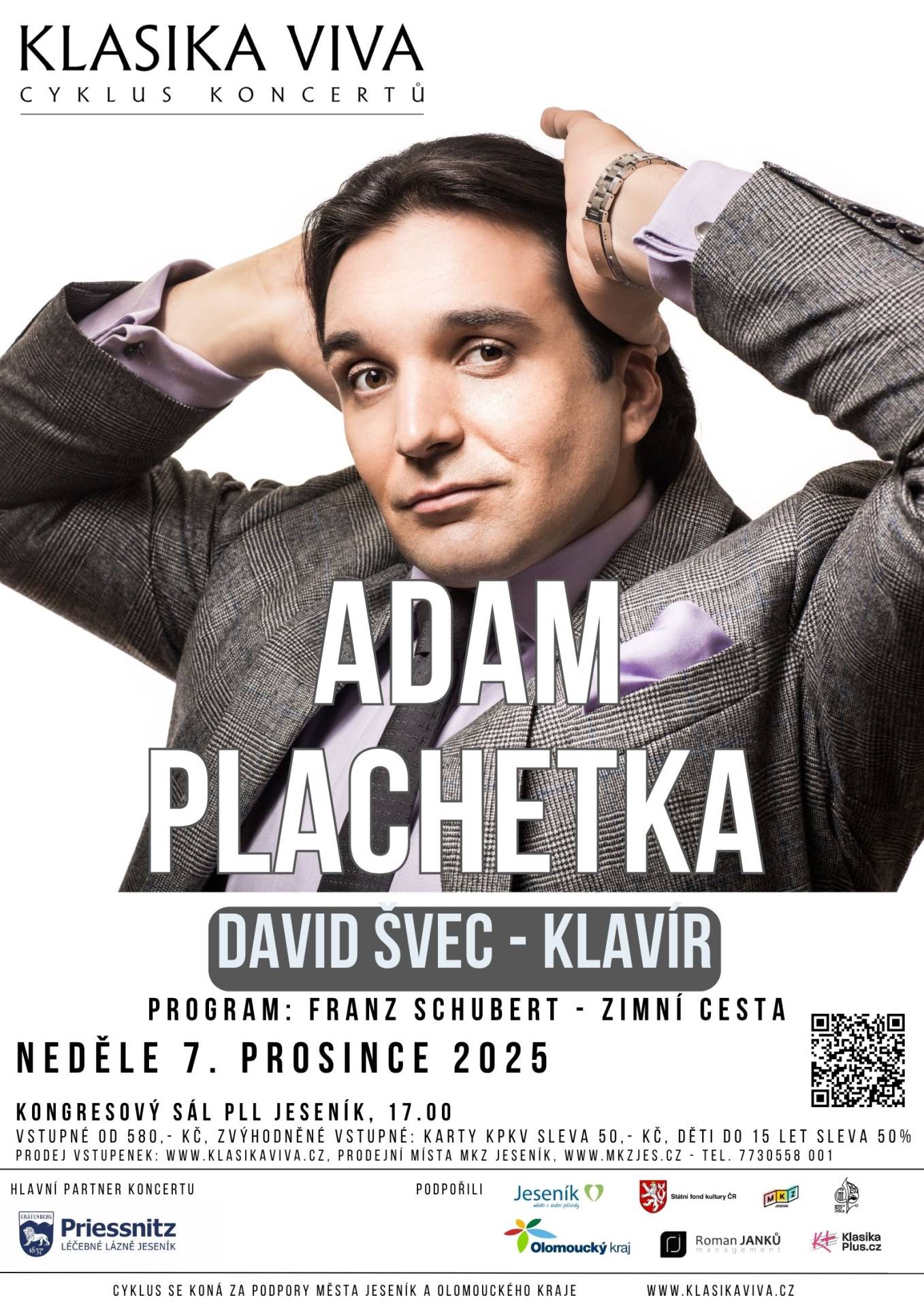 Klasika Viva: ADAM PLACHETKA (baryton), DAVID ŠVEC (klavír)