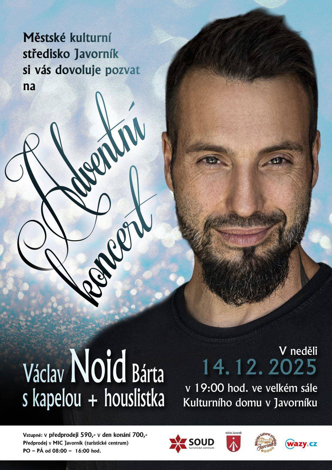ADVENTNÍ KONCERT- VÁCLAV NOID BÁRTA (Vyprodáno)