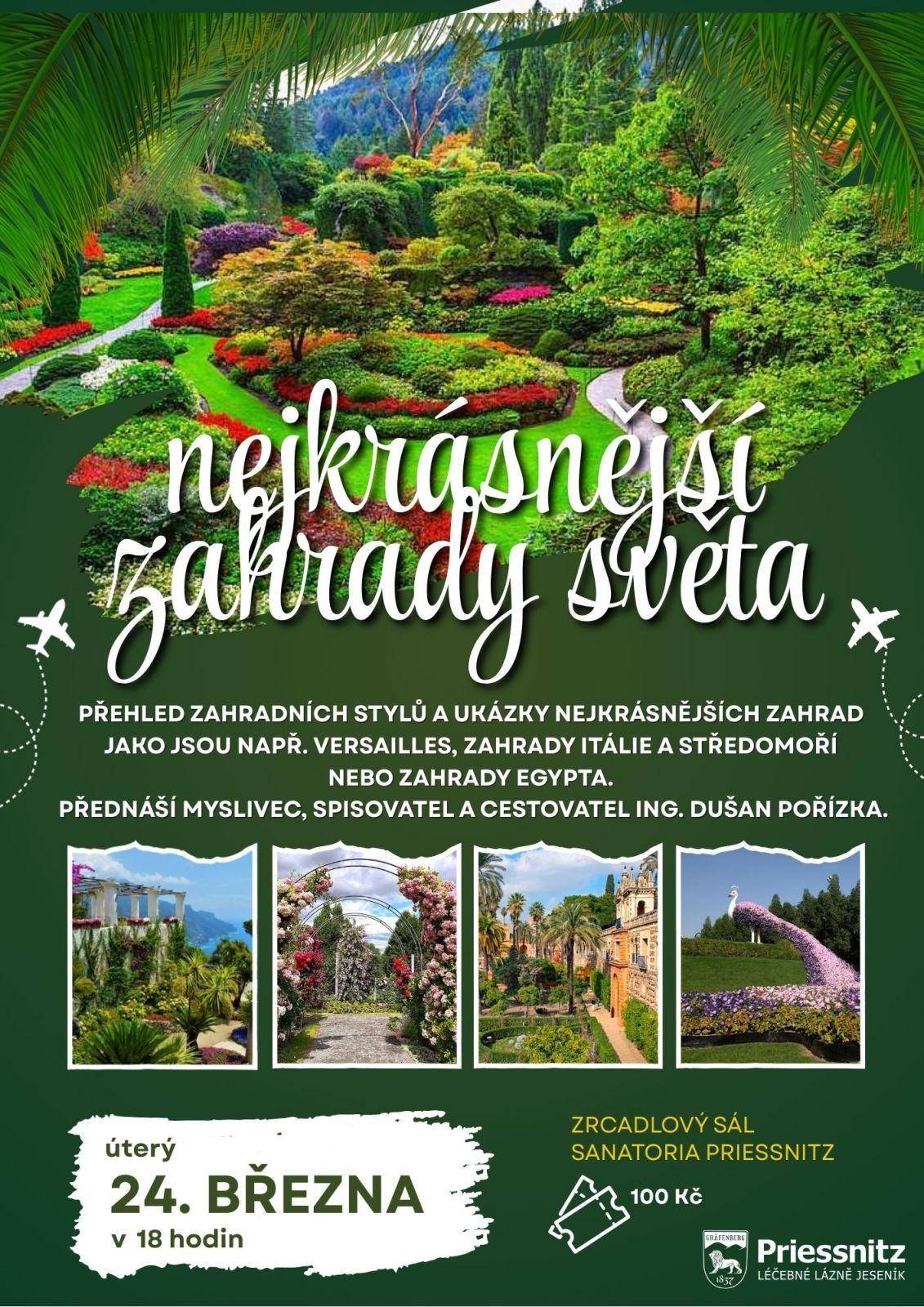 NEJKRÁSNĚJŠÍ ZAHRADY SVĚTA