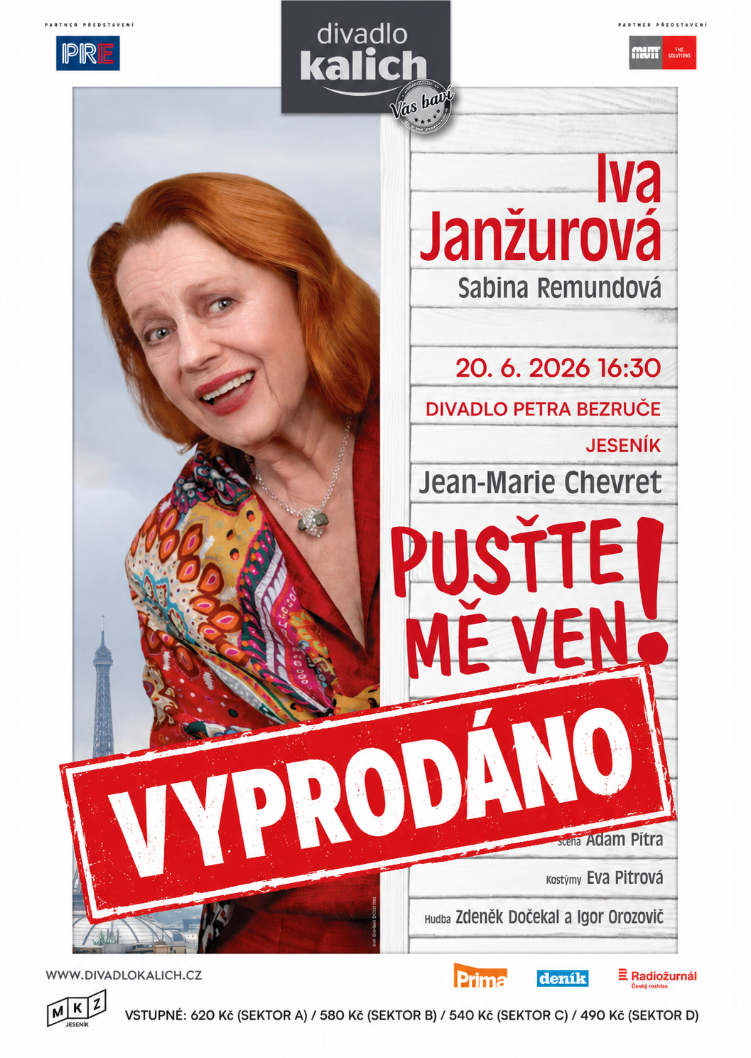 VYPRODÁNO: PUSŤTE MĚ VEN!
