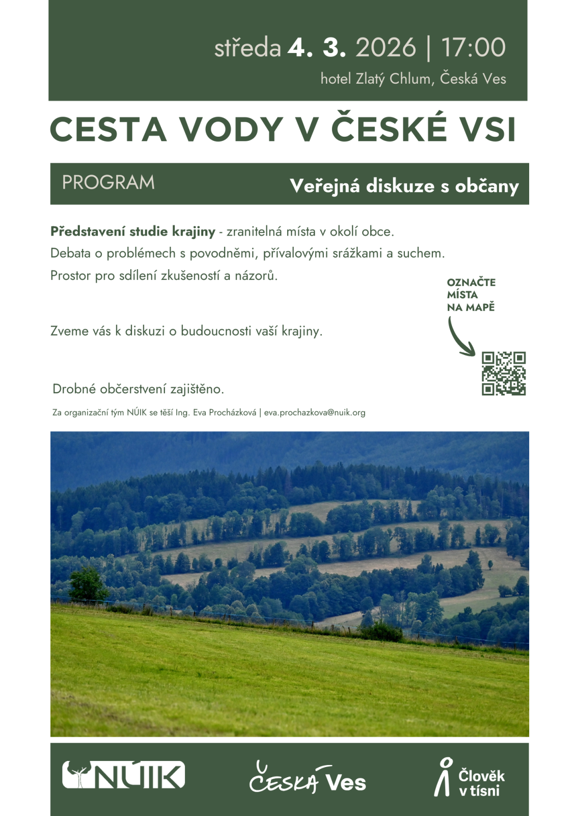 Cesta vody v České Vsi