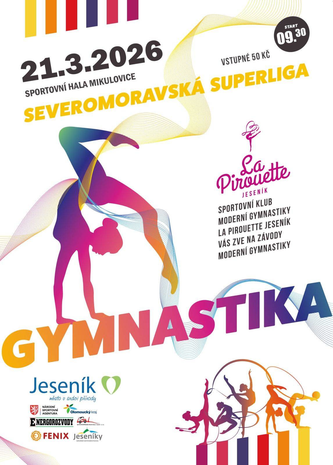 2. závod 4. ročníku Severomoravské superligy (MODERNÍ GYMNASTIKA)