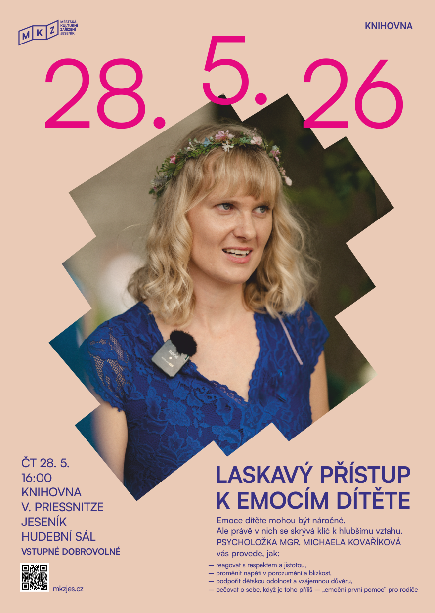 LASKAVÝ PŘÍSTUP K EMOCÍM DÍTĚTE (přednáška)