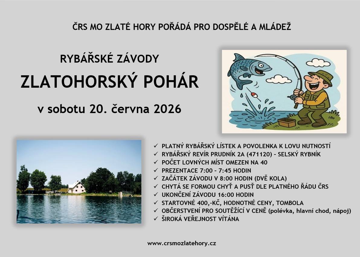 ZLATOHORSKÝ POHÁR 2026